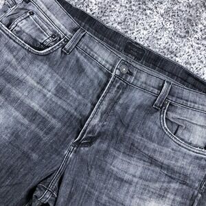 Citizens Of Humanity Sid Jeans Mens 40x28 Gray Straight Stretch Denim Charcoal